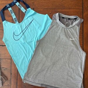 NIKE Womens Drifit Running Tanks Bundle Set Sz S